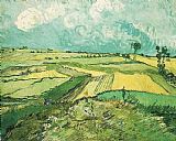 Sky Canvas Paintings - Wheat Fields at Auvers Under Clouded Sky
